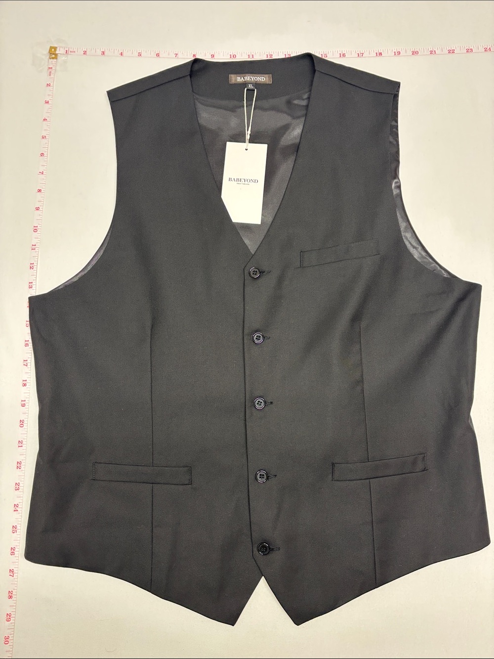 Men's Classic Black Dress Vest - party wedding formal prom office business